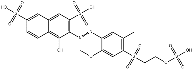 4-hydroxy-3-[[2-methoxy-5-methyl-4-[[2-(sulphooxy)ethyl]sulphonyl]phenyl]azo]naphthalene-2,7-disulphonic acid