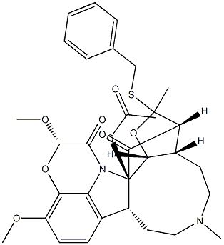 19-(Benzylthio)-11-methoxydichotine (neutral)2-acetate