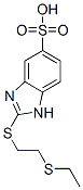 2-[[2-(ethylthio)ethyl]thio]-1H-benzimidazole-5-sulphonic acid