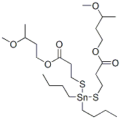 3-methoxybutyl 11,11-dibutyl-3-methyl-7-oxo-2,6-dioxa-10,12-dithia-11-stannapentadecan-15-oate