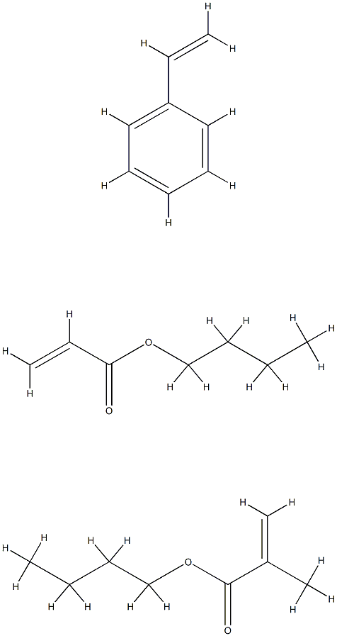 2-丙烯酸丁酯与2-甲基-2-丙烯酸丁酯和乙烯基苯的聚合物
