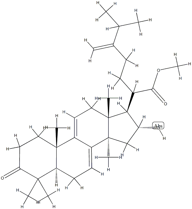 (20ξ)-16α-Hydroxy-24-methylene-3-oxolanosta-7,9(11)-dien-21-oic acid methyl ester