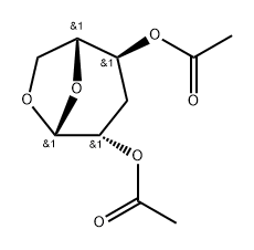 .beta.-D-arabino-Hexopyranose, 1,6-anhydro-3-deoxy-, diacetate