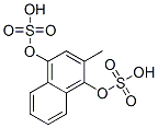 2-methyl-1,4-naphthylene bis(hydrogen sulphate)