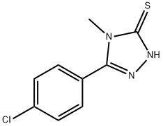 4-triazole-3-thiol,5-(p-chlorophenyl)-4-methyl-4h-2