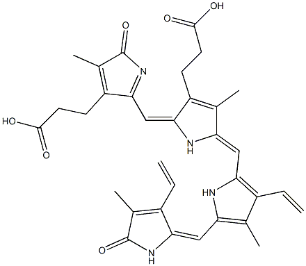 12,17-Divinyl-1,19,23,24-tetrahydro-2,8,13,18-tetramethyl-1,19-dioxo-21H-biline-3,7-dipropionic acid