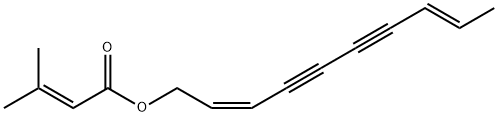 3-Methyl-2-butenoic acid (2E,8Z)-2,8-decadiene-4,6-diynyl ester