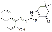 5,6-Dihydro-2-[(2-hydroxy-1-naphtyl)azo]-5,5-dimethylbenzothiazol-7(4H)-one
