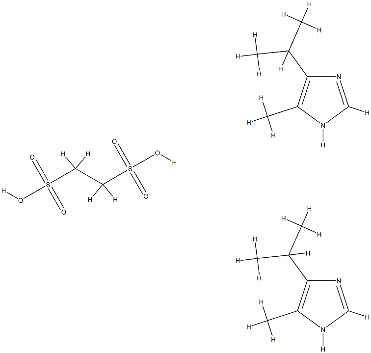 ethane-1,2-disulfonic acid, 4-methyl-5-propan-2-yl-3H-imidazole