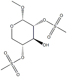 Methyl 2-O,4-O-di(methylsulfonyl)-α-D-xylopyranoside