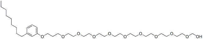 2-[2-[2-[2-[2-[2-[2-[2-[3-(3-nonylphenoxy)propoxy]ethoxy]ethoxy]ethoxy ]ethoxy]ethoxy]ethoxy]ethoxy]ethoxymethanol