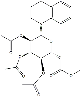 1,2,3,4-Tetrahydro-1-(2-O,3-O,4-O,6-O-tetraacetyl-β-D-glucopyranosyl)quinoline