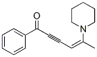 1-Phenyl-5-piperidino-4-hexen-2-yn-1-one
