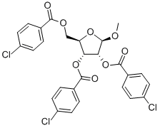 1-甲氧基-2,3,5-三(4-氯苯甲酰)氧基-beta-D-呋喃核糖