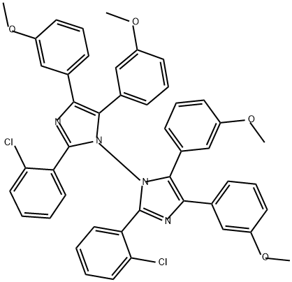 2,2'-bis(2-chlorophenyl)-4,4',5,5'-tetrakis(3-methoxyphenyl)-1,1'-bi-1H-imidazole