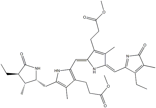 (2R,3R,4R)-2,17-Diethyl-1,2,3,4,5,19,23,24-octahydro-3,7,13,18-tetramethyl-1,19-dioxo-21H-biline-8,12-dipropionic acid dimethyl ester