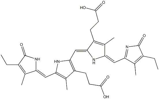 2,18-Diethyl-1,19,22,24-tetrahydro-3,7,13,17-tetramethyl-1,19-dioxo-21H-biline-8,12-dipropionic acid