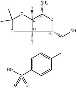 2,3-O-异亚丙基-Β-D-呋喃核糖胺对甲苯磺酸盐