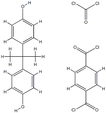 1,4-Benzenedicarbonyl dichloride, polymer with carbonic dichloride and 4,4'-(1-methylethylidene)bis[phenol]