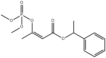 (Z)-3-(Dimethoxyphosphinyloxy)-2-butenoic acid 1-phenylethyl ester