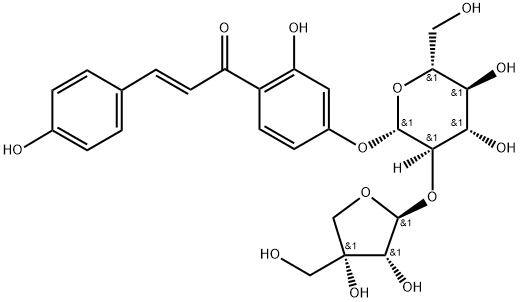 异甘草素-4'-O-芹糖(1→2)葡萄糖苷