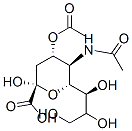(2S,4S,5R,6R)-5-acetamido-4-acetyloxy-2-hydroxy-6-[(1S,2R)-1,2,3-trihydroxypropyl]oxane-2-carboxylic acid