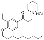 beta-Piperidinoaethyl-4-(n-nonyloxy-3-aethylphenyl)-ketonhydrochlorid  [German]