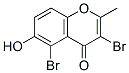 3,5-Dibromo-6-hydroxy-2-methylchromone