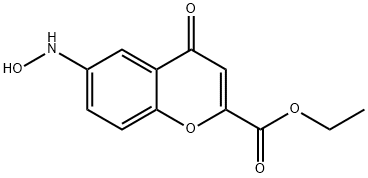 6-Hydroxyamino-4-oxo-4H-1-benzopyran-2-carboxylic acid ethyl ester