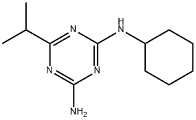 1,3,5-Triazine-2,4-diamine, N-cyclohexyl-6-(1-methylethyl)- (9CI)