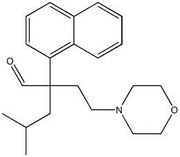 α-Isobutyl-α-(2-morpholinoethyl)-1-naphthaleneacetaldehyde