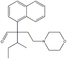α-(sec-Butyl)-α-(1-naphtyl)-4-morpholinebutanal