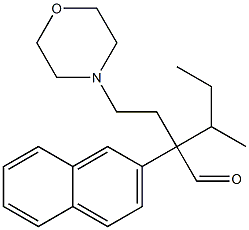 α-(sec-Butyl)-α-(2-naphtyl)-4-morpholinebutanal