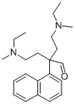 1-Naphthaleneacetaldehyde, alpha,alpha-bis(2-(N-ethyl-N-methylamino)et hyl)-