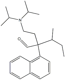 α-[2-[Bis(isopropyl)amino]ethyl]-α-(sec-butyl)-1-naphthaleneacetaldehyde