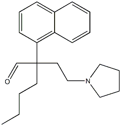 α-Butyl-α-(1-naphtyl)-1-pyrrolidinebutanal