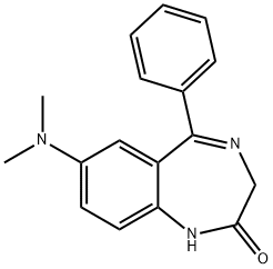 7-(Dimethylamino)-1,3-dihydro-5-phenyl-2H-1,4-benzodiazepine-2-one