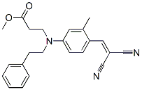 methyl N-[4-(2,2-dicyanovinyl)-m-tolyl]-N-phenethyl-beta-alaninate