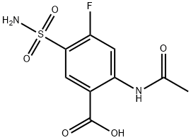 2-(ACETYLAMINO)-5-(AMINOSULFONYL)-4-FLUOROBENZOIC ACID