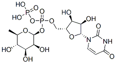uridine 5'-(beta-rhamnopyranosyl diphosphate)