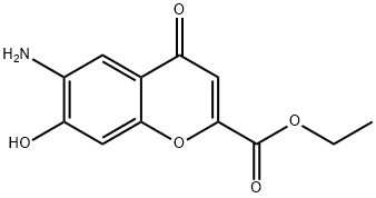 6-Amino-7-hydroxy-4-oxo-4H-1-benzopyran-2-carboxylic acid ethyl ester