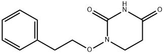 2,4(1H,3H)-Pyrimidinedione, 5,6-dihydro-1-phenethyloxy-