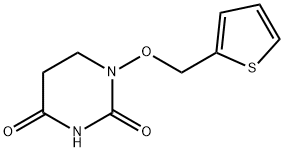 2,4(1H,3H)-Pyrimidinedione, 5,6-dihydro-1-(2-thenyloxy)-