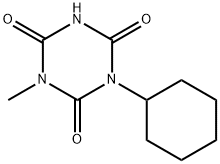 1,3,5-Triazine-2,4,6(1H,3H,5H)-trione, 1-cyclohexyl-3-methyl-