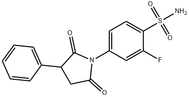 4-(2,5-Dioxo-3-phenyl-1-pyrrolidinyl)-3-fluorobenzenesulfonamide
