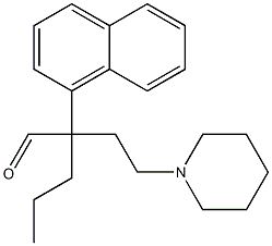 α-(1-Naphtyl)-α-propyl-1-piperidinebutanal