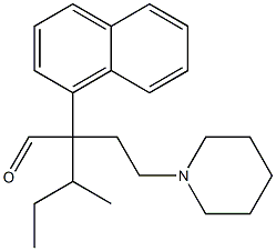 α-(sec-Butyl)-α-(1-naphtyl)-1-piperidinebutanal