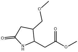 METHYL 2-[3-(METHOXYMETHYL)-5-OXO-2-PYRROLIDINYL]ACETATE