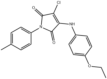 3-chloro-4-(4-ethoxyanilino)-1-(4-methylphenyl)-1H-pyrrole-2,5-dione