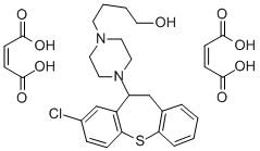 4-(8-Chloro-10,11-dihydrodibenzo(b,f)thiepin-10-yl)-1-piperazinebutano l dimaleate